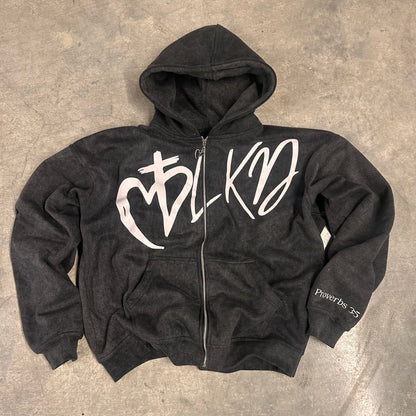 TLKD ZIP-UP HOODIE - THE LORD’S KINGDOM DEPT
