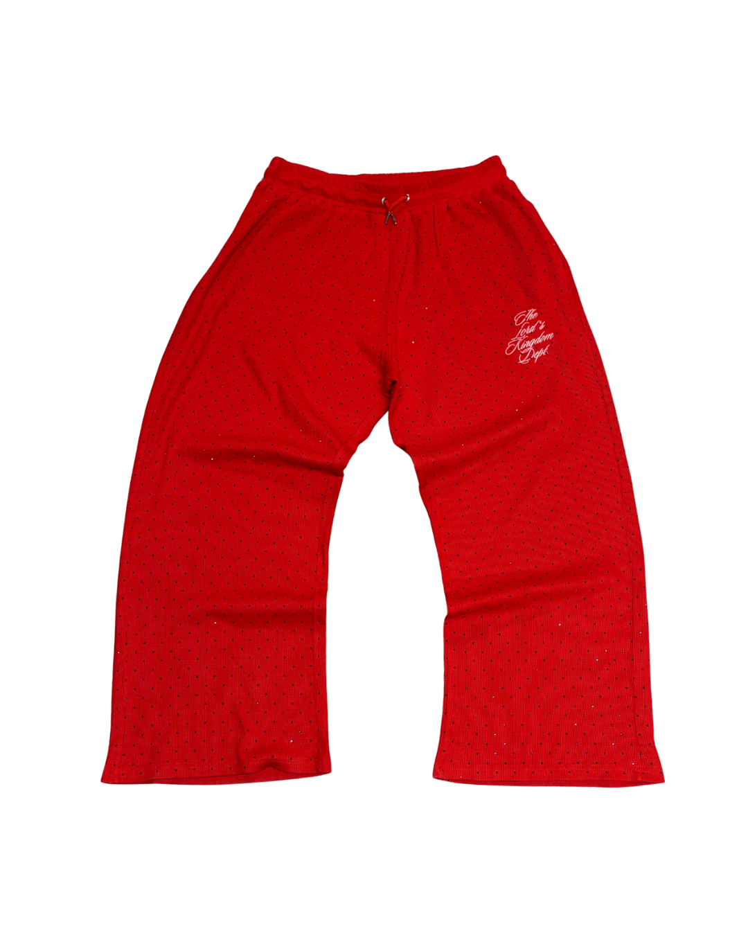 "Christmas Red" Thermal Sweat Pants - The Lord's Kingdom Dept.