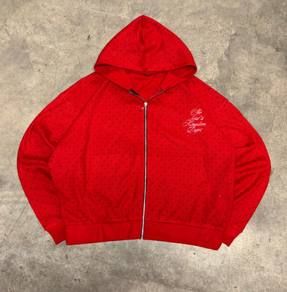 "Christmas Red" Thermal Zip-up - The Lord's Kingdom Dept.