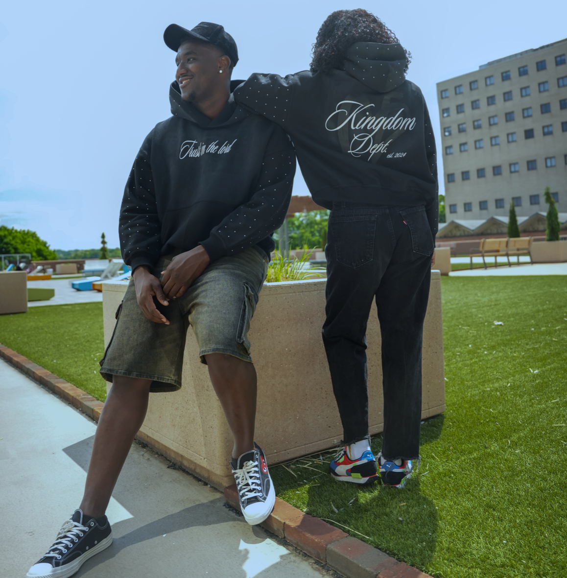 TRUST IN THE LORD RHINESTONE HOODIE